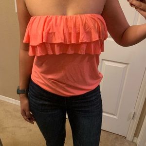 AEO Peach Crop Top